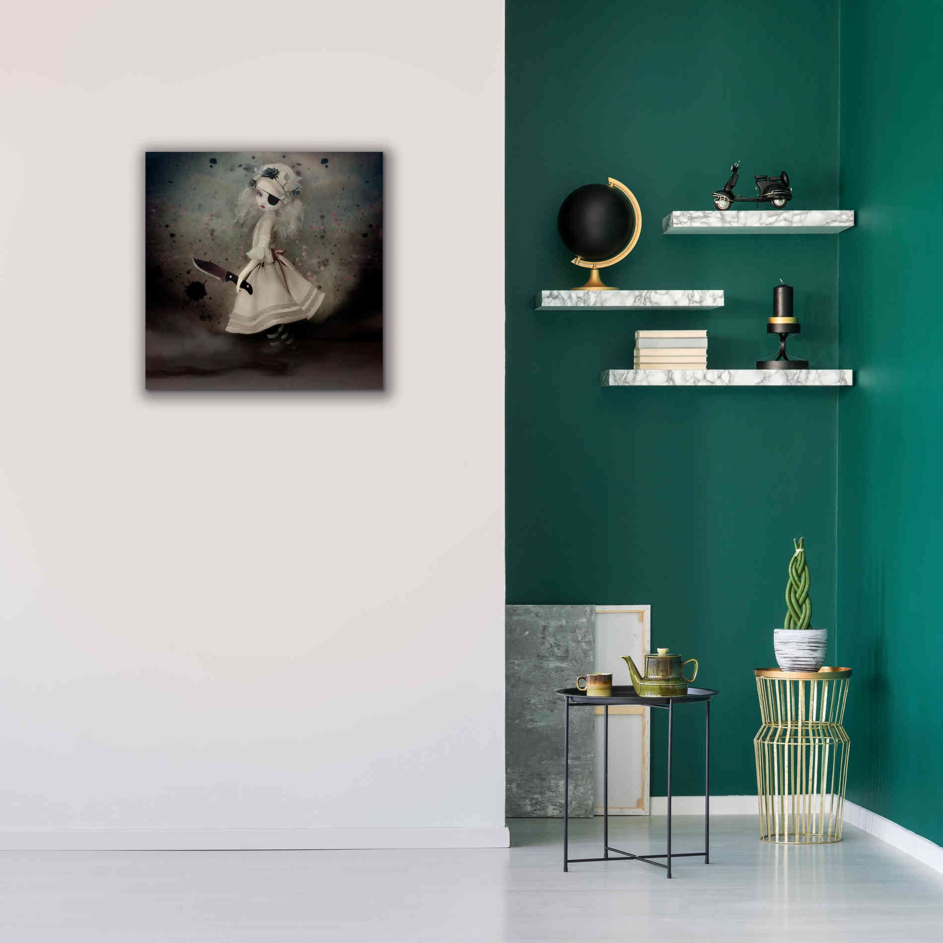 'Broken Dawn' by Art & Ghosts, Canvas Wall Art,26 x 26