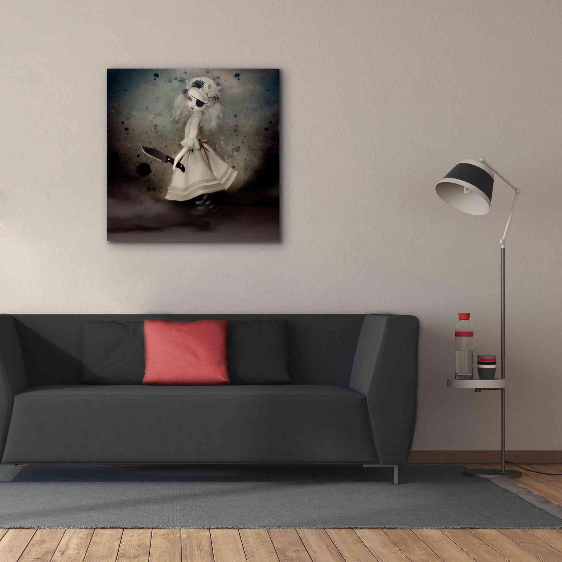 'Broken Dawn' by Art & Ghosts, Canvas Wall Art,37 x 37