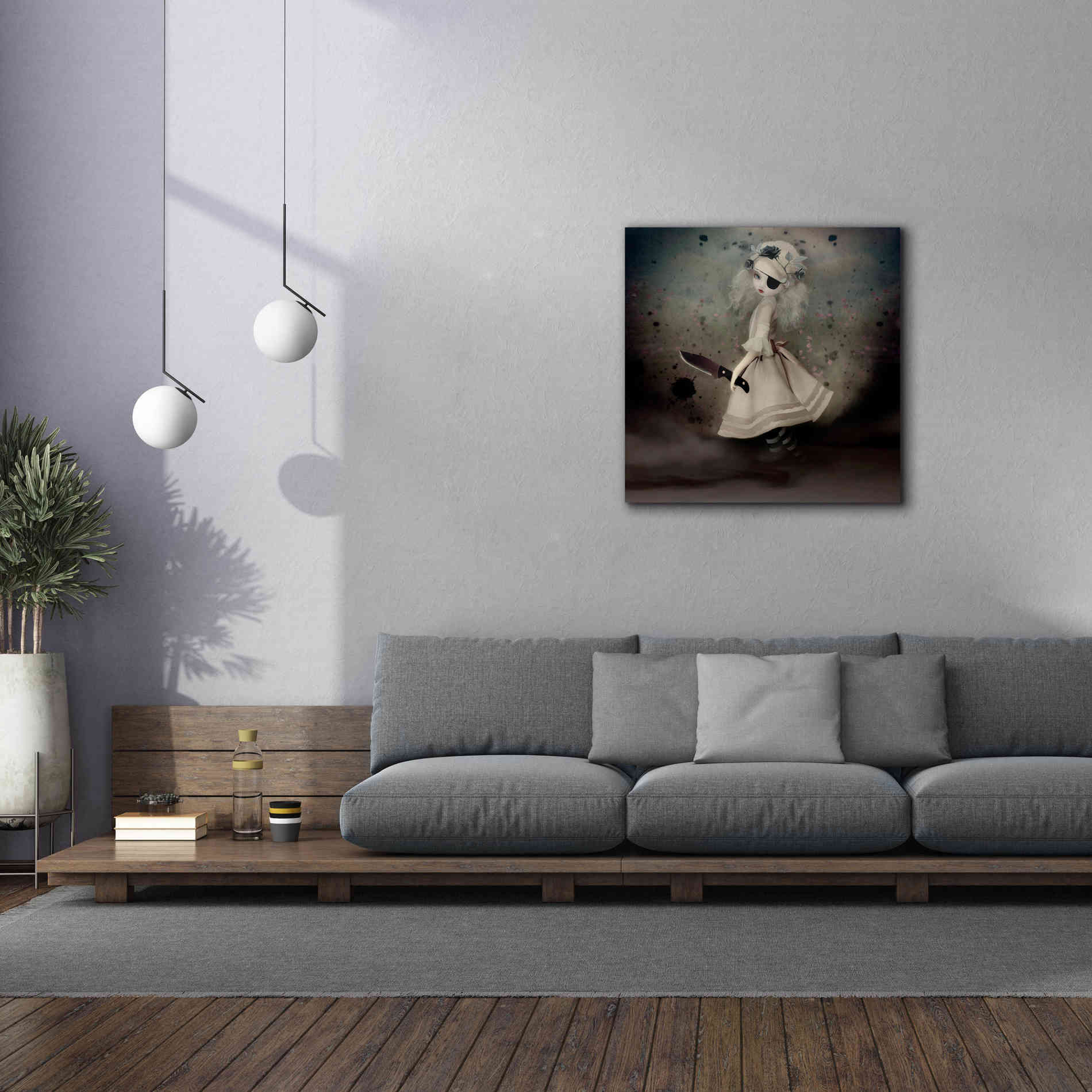 'Broken Dawn' by Art & Ghosts, Canvas Wall Art,37 x 37