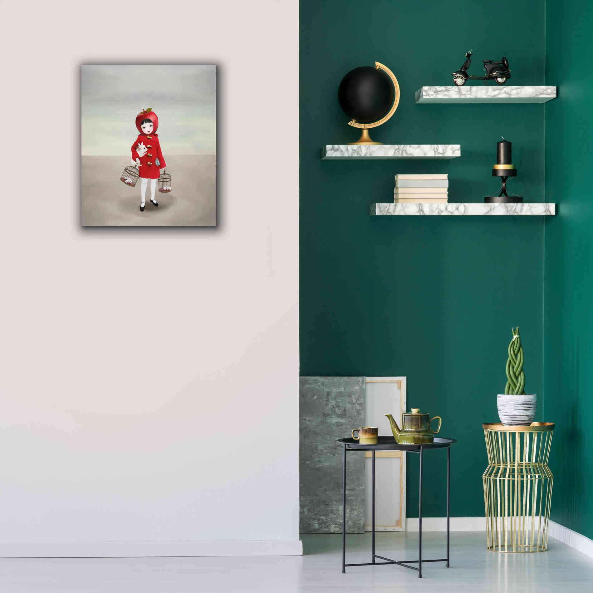 'Ruby' by Art & Ghosts, Canvas Wall Art,20 x 24