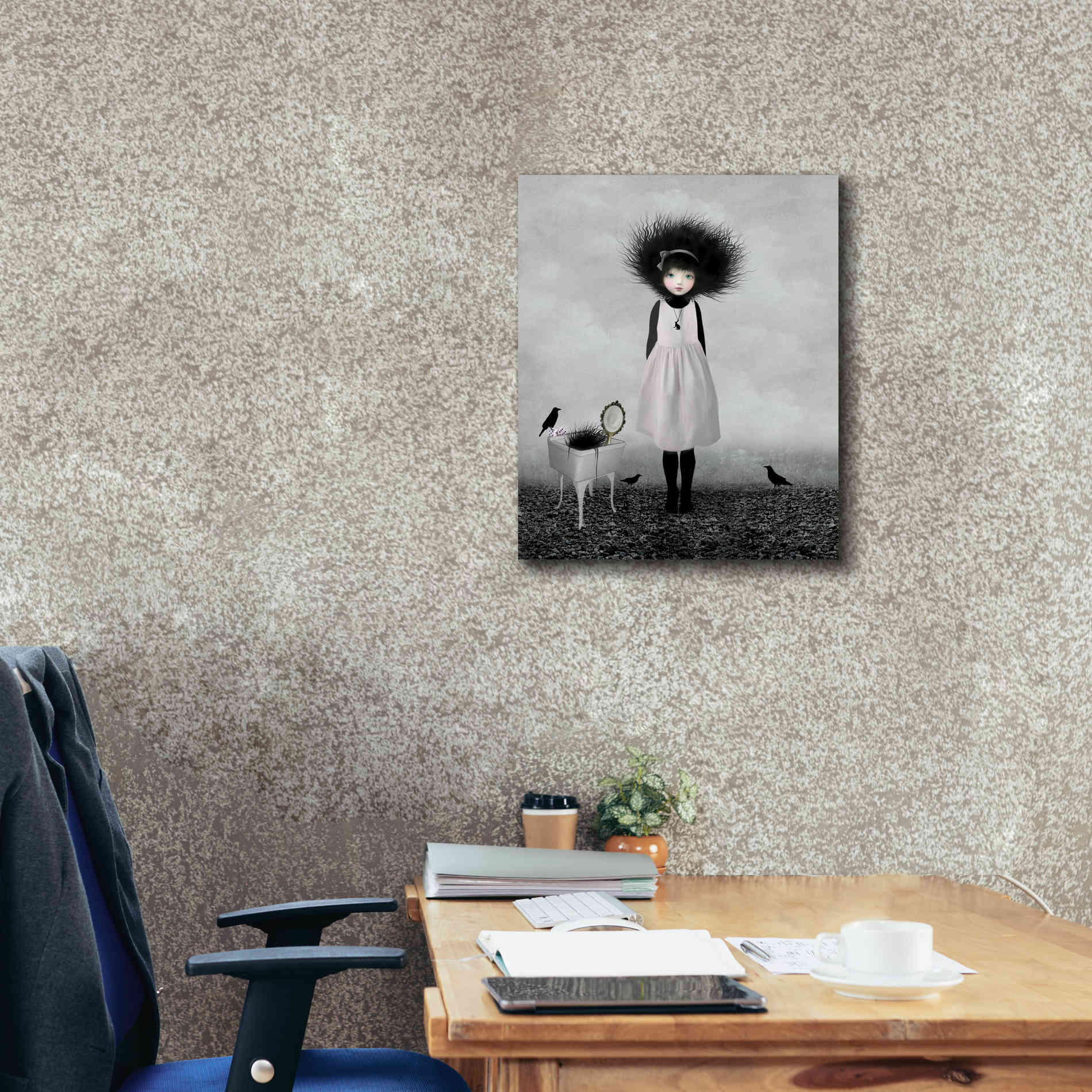 'Dulcimer' by Art & Ghosts, Canvas Wall Art,20 x 24