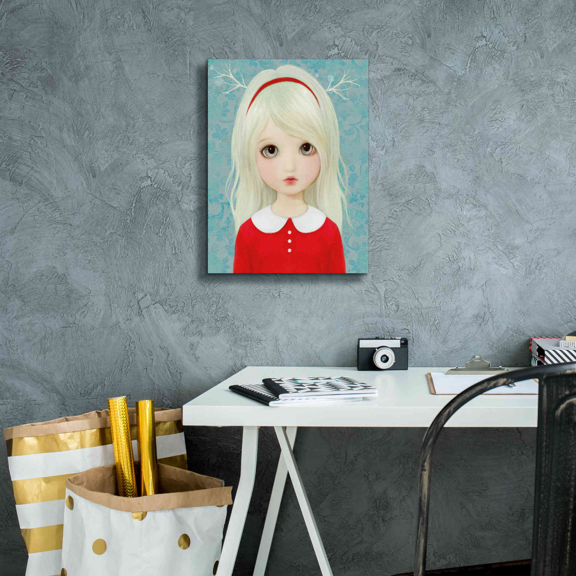 'Sylvie' by Art & Ghosts, Canvas Wall Art,12 x 16