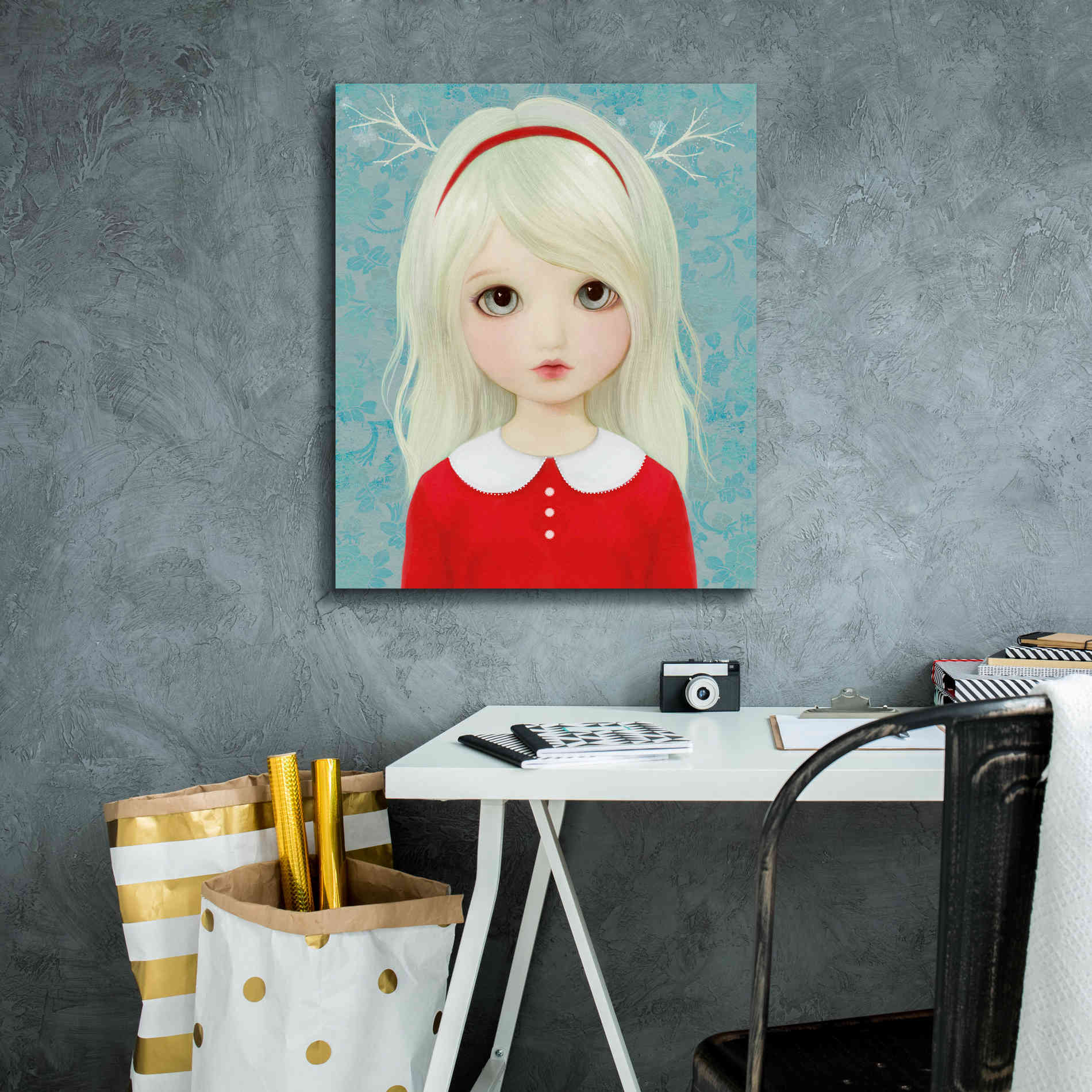 'Sylvie' by Art & Ghosts, Canvas Wall Art,20 x 24