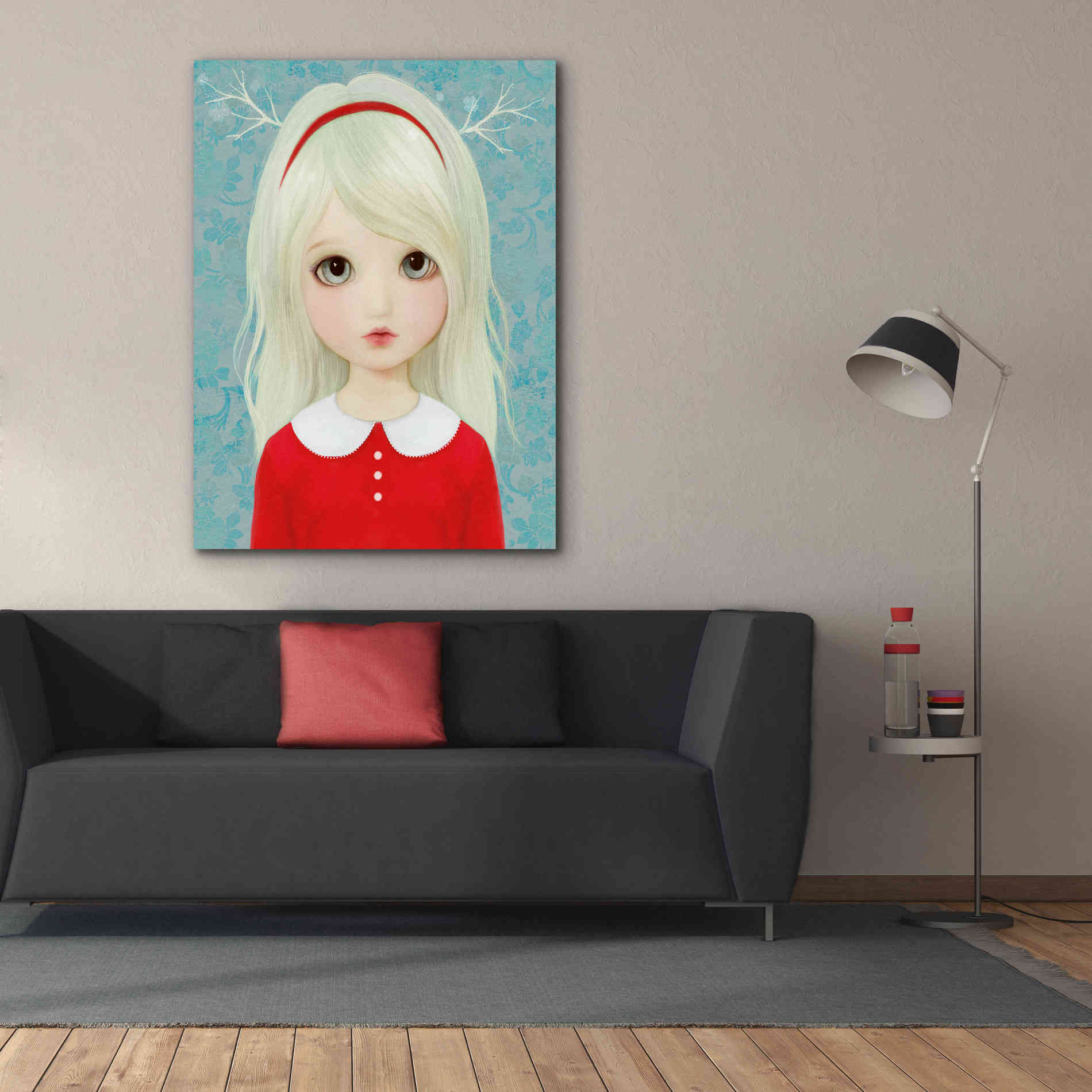 'Sylvie' by Art & Ghosts, Canvas Wall Art,40 x 54