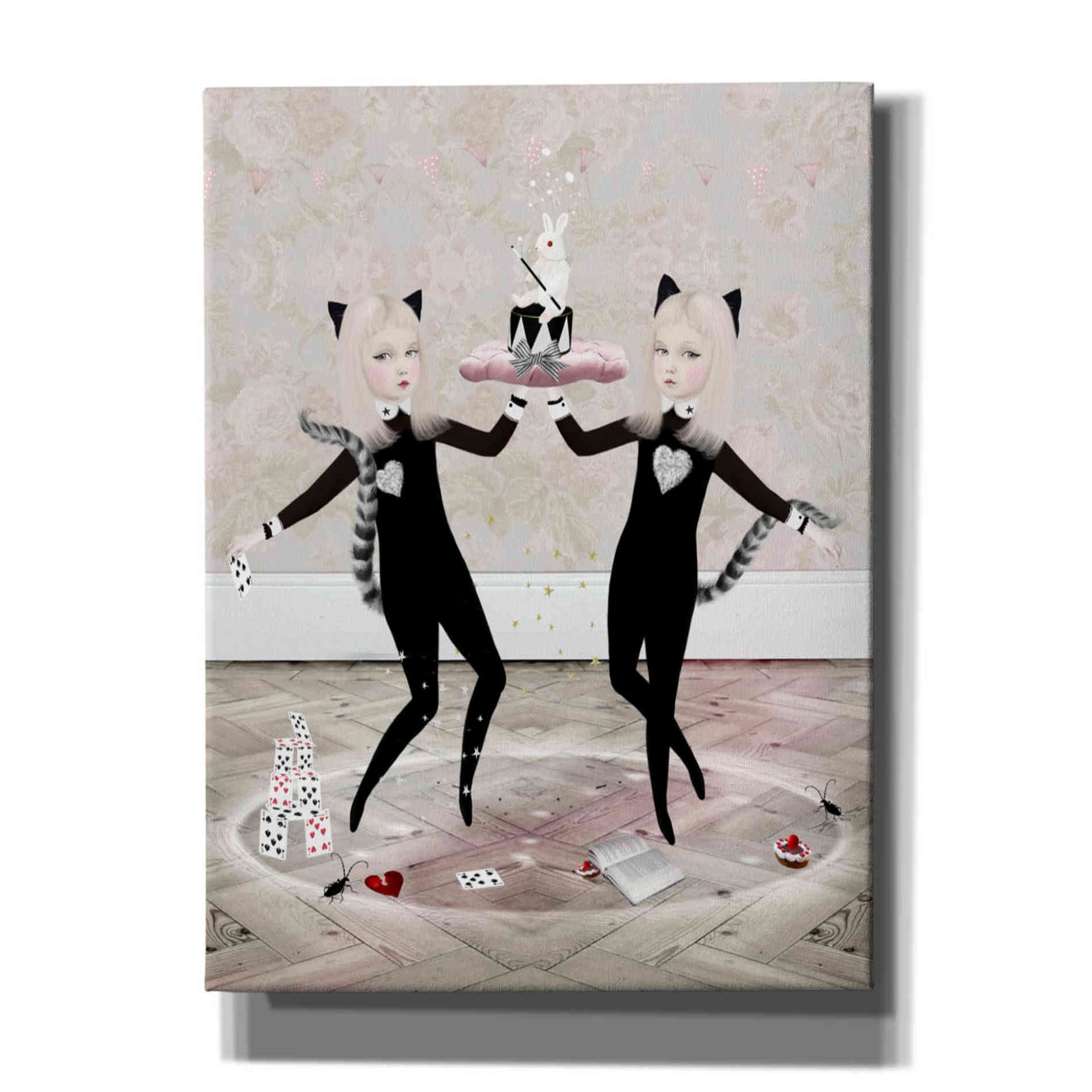 'The Newmars' by Art & Ghosts, Canvas Wall Art