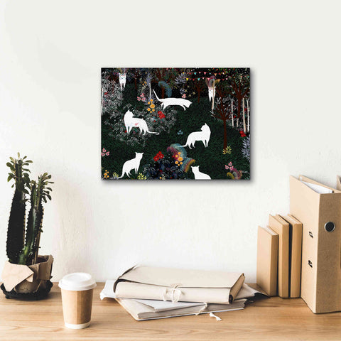 Image of 'Cat Heaven' by Art & Ghosts, Canvas Wall Art,16 x 12