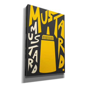 'Kitchen Mustard' by Ayse, Canvas Wall Art