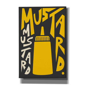 'Kitchen Mustard' by Ayse, Canvas Wall Art