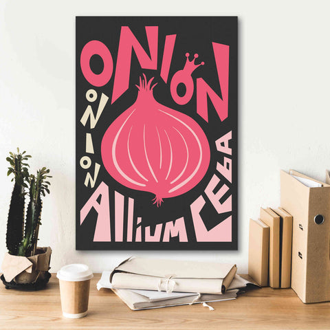 Image of 'Kitchen Onion' by Ayse, Canvas Wall Art,18 x 26