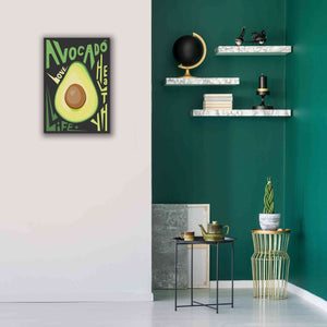 'Kitchen Avocado' by Ayse, Canvas Wall Art,18 x 26