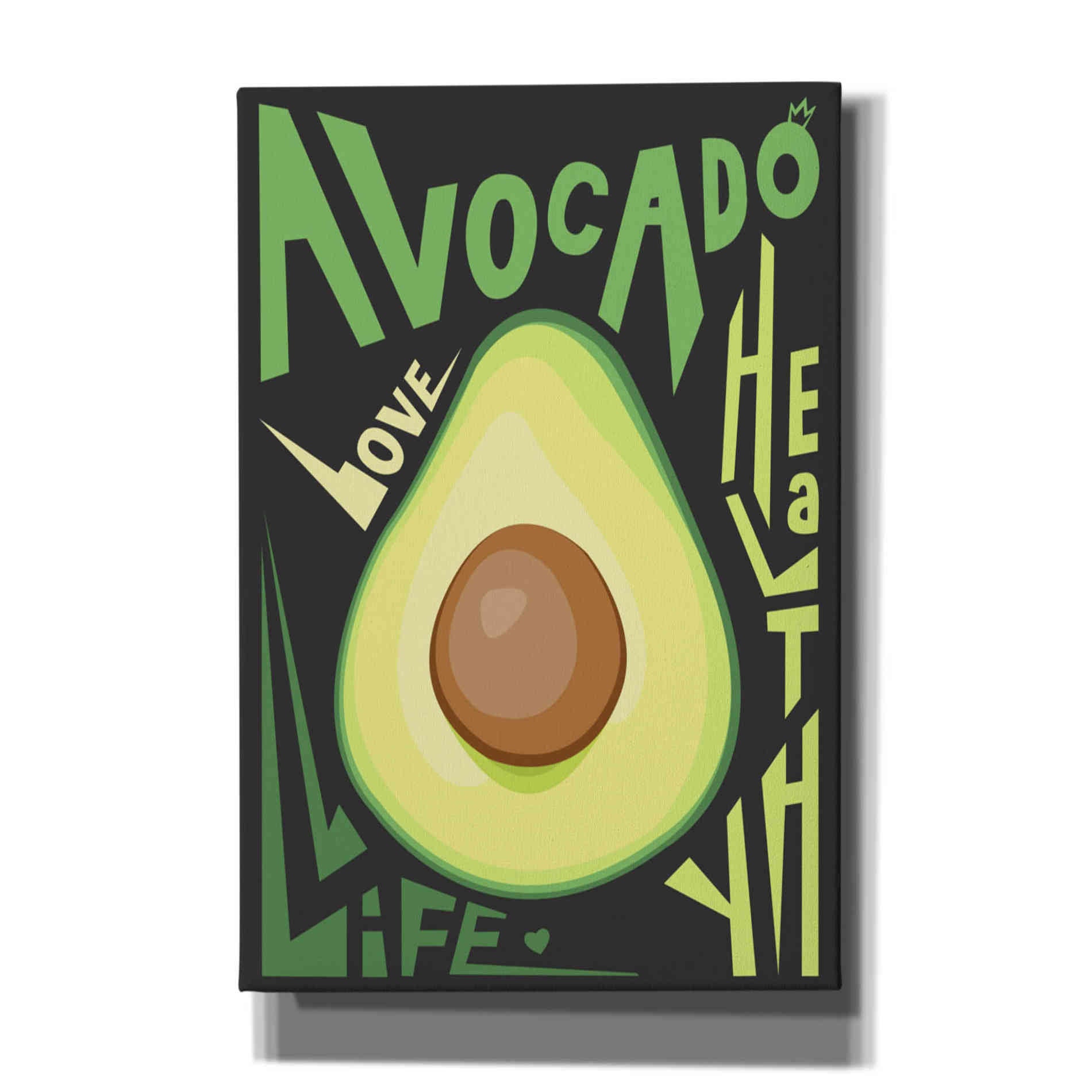 'Kitchen Avocado' by Ayse, Canvas Wall Art