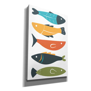 'Playful Fish' by Ayse, Canvas Wall Art