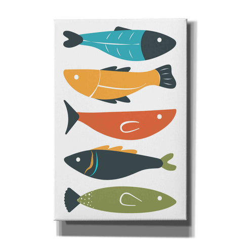 Image of 'Playful Fish' by Ayse, Canvas Wall Art