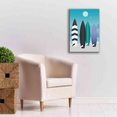 Image of 'Surfboards' by Ayse, Canvas Wall Art,18 x 26