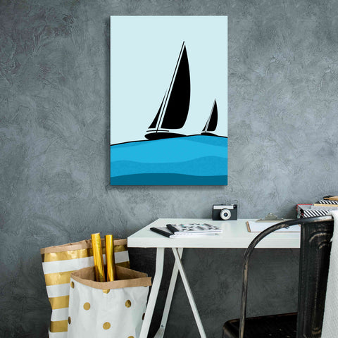 Image of 'Sailing' by Ayse, Canvas Wall Art,18 x 26