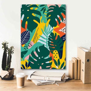 'Tropical Leaves One' by Ayse, Canvas Wall Art,18 x 26