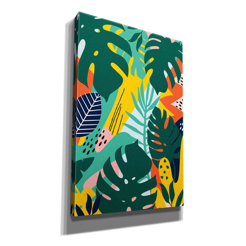 Image of 'Tropical Leaves One' by Ayse, Canvas Wall Art