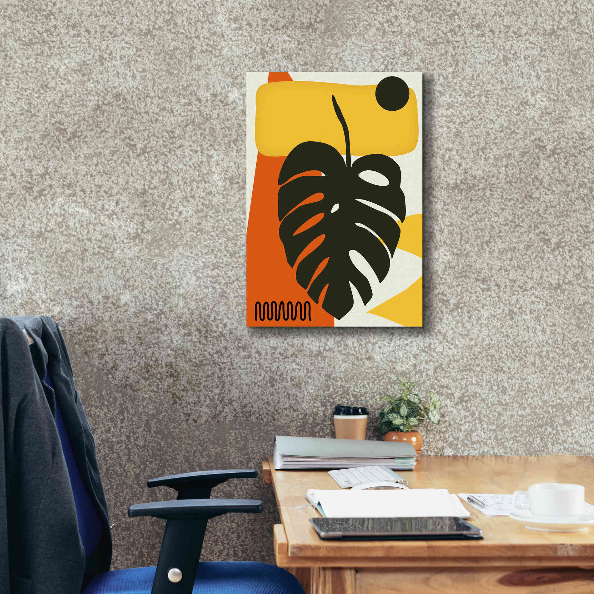 'Tropical Leaves Two' by Ayse, Canvas Wall Art,18 x 26