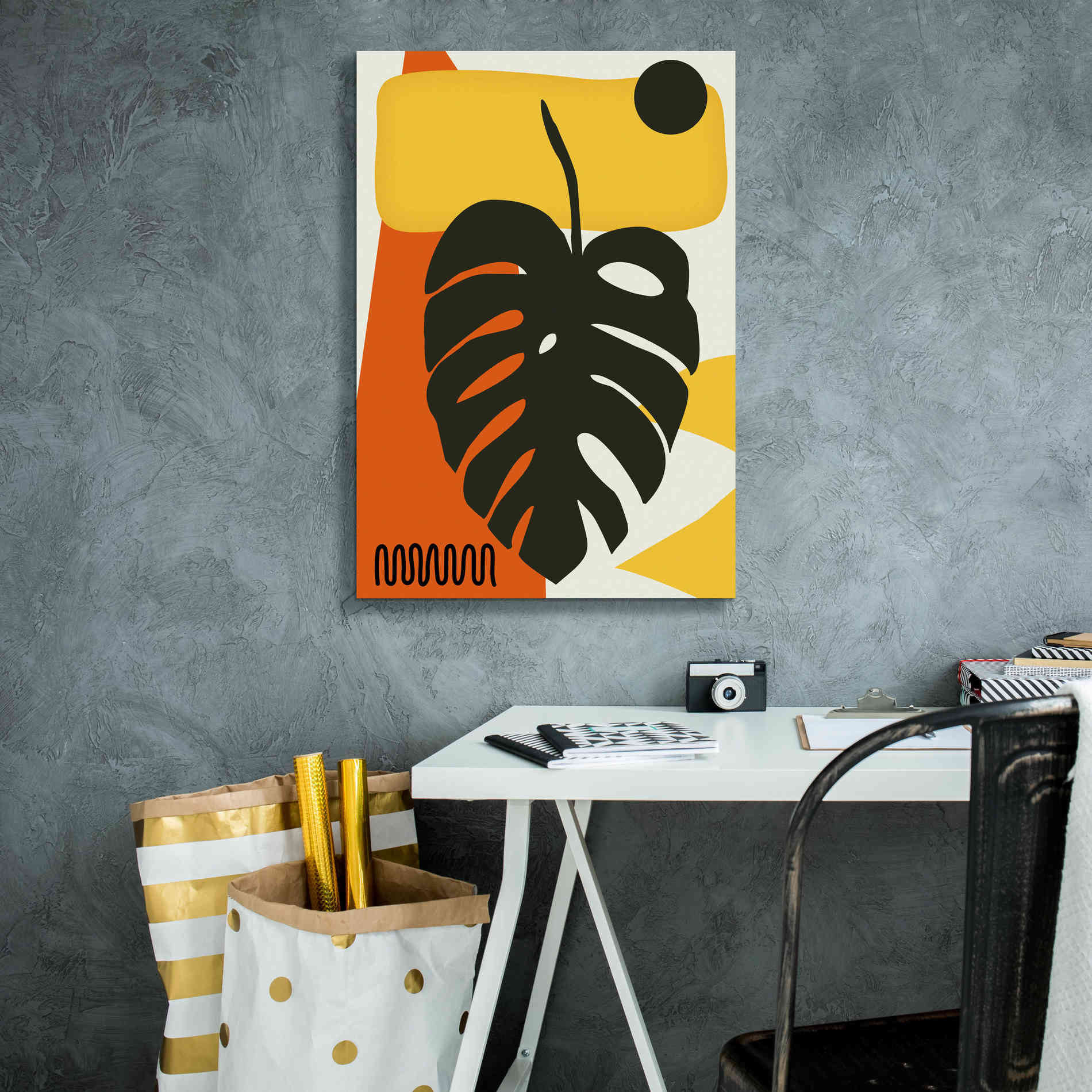 'Tropical Leaves Two' by Ayse, Canvas Wall Art,18 x 26