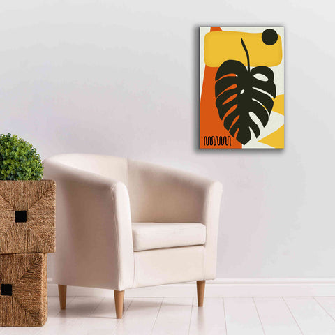 Image of 'Tropical Leaves Two' by Ayse, Canvas Wall Art,18 x 26