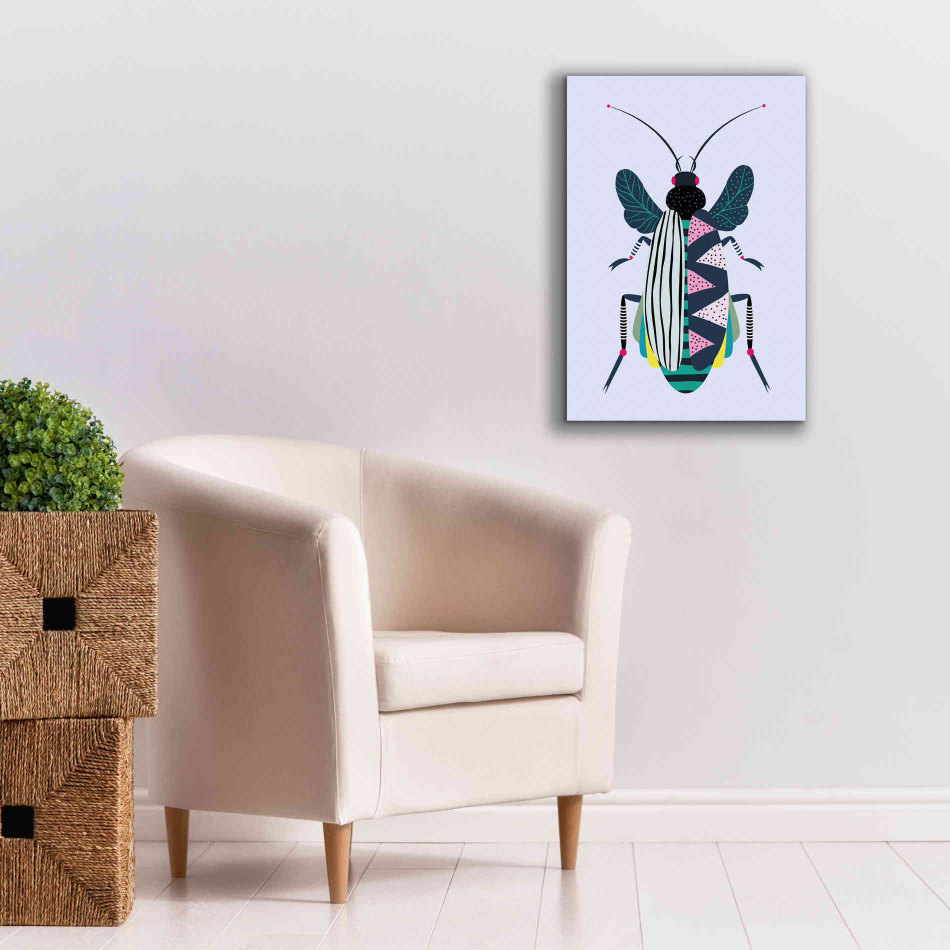 'Beetle' by Ayse, Canvas Wall Art,18 x 26