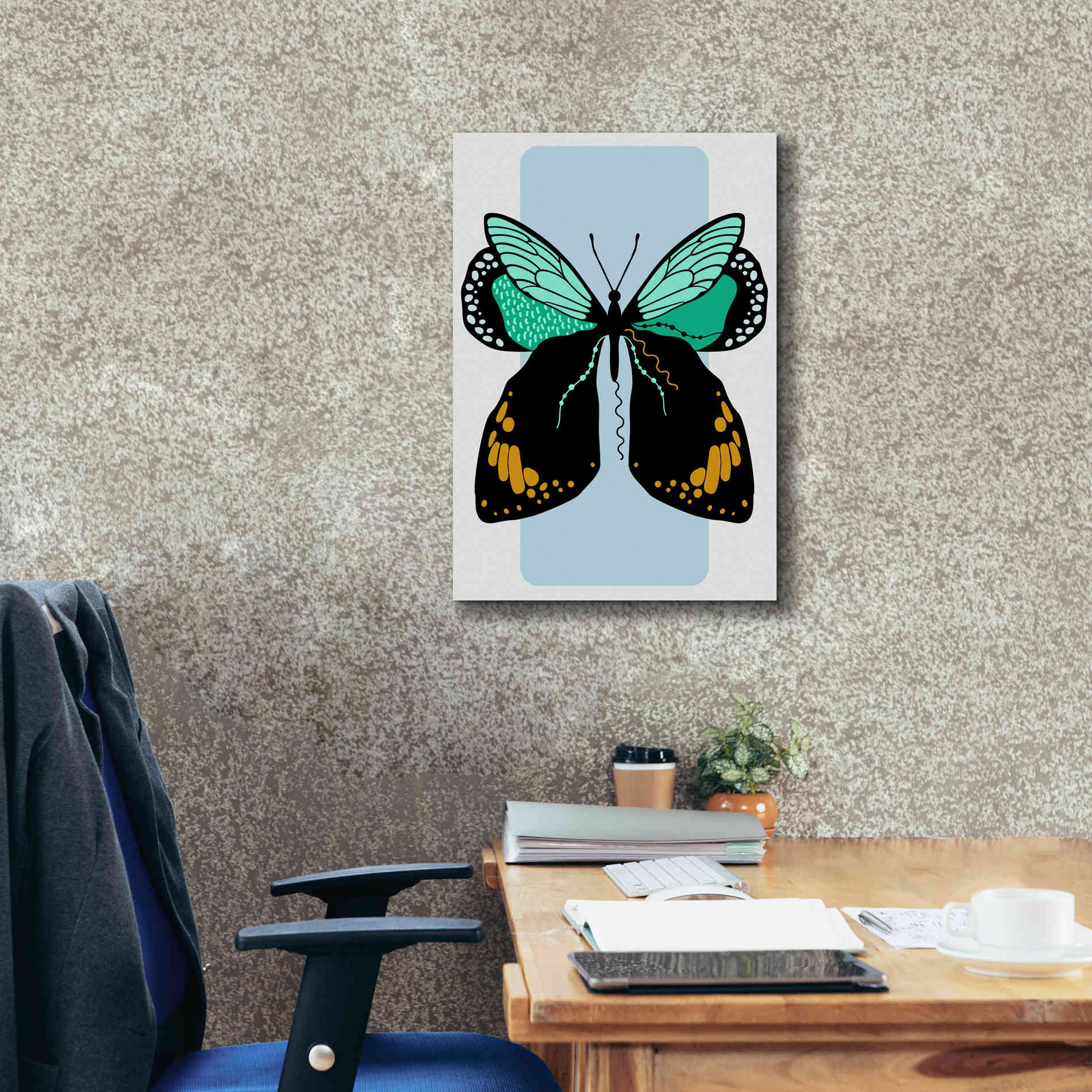 'Butterfly' by Ayse, Canvas Wall Art,18 x 26