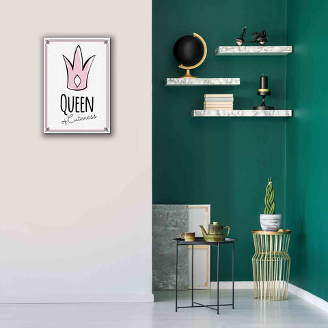Image of 'Queen of Cuteness' by Ayse, Canvas Wall Art,18 x 26