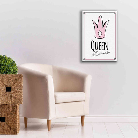 Image of 'Queen of Cuteness' by Ayse, Canvas Wall Art,18 x 26