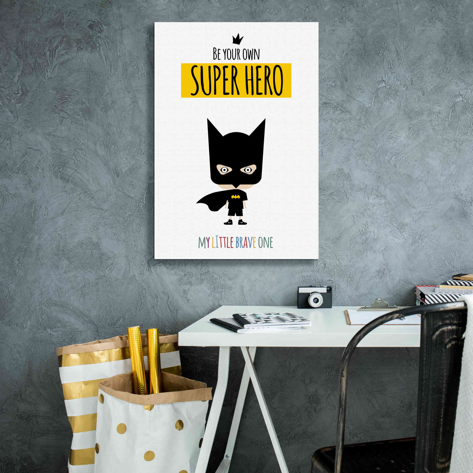 'Superhero One' by Ayse, Canvas Wall Art,18 x 26