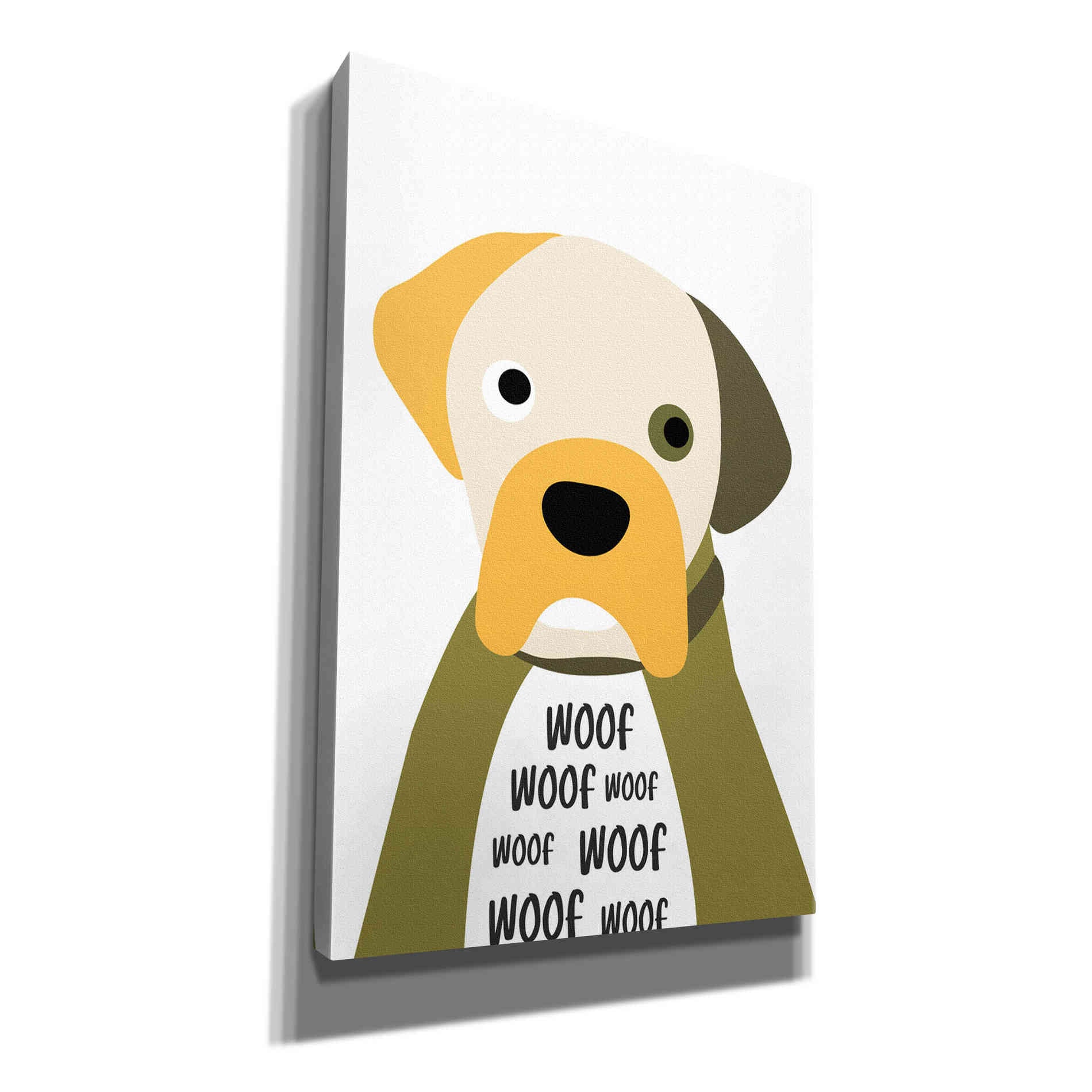 'Woof' by Ayse, Canvas Wall Art