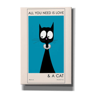 'All You Need Is Love' by Ayse, Canvas Wall Art