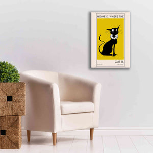 'Home Is where The Cat Is' by Ayse, Canvas Wall Art,18 x 26