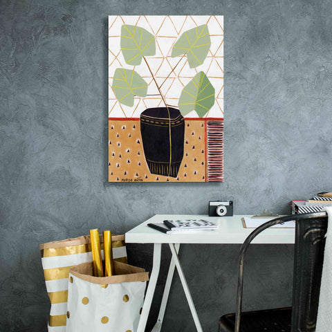 Image of 'Gold Tablecloth 5' by Marisa Anon, Canvas Wall Art,18 x 26