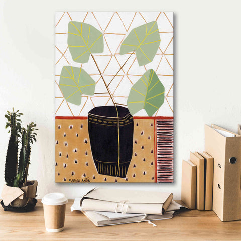 Image of 'Gold Tablecloth 5' by Marisa Anon, Canvas Wall Art,18 x 26