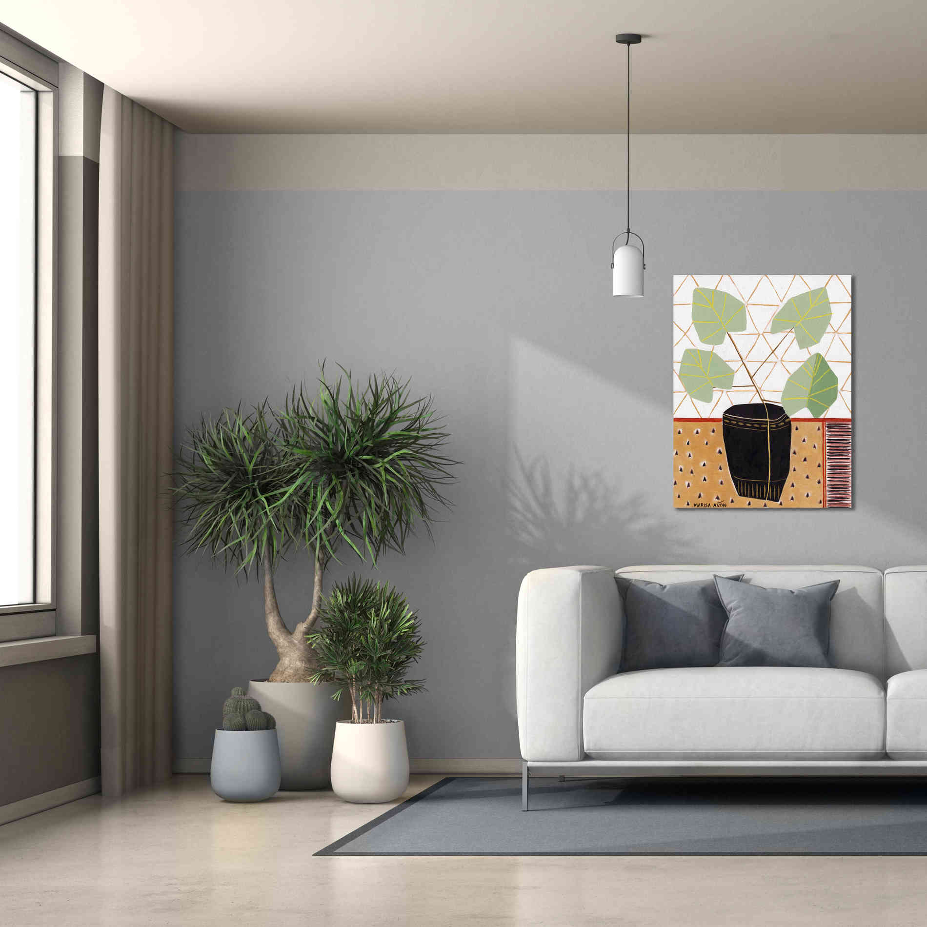 'Gold Tablecloth 5' by Marisa Anon, Canvas Wall Art,26 x 34