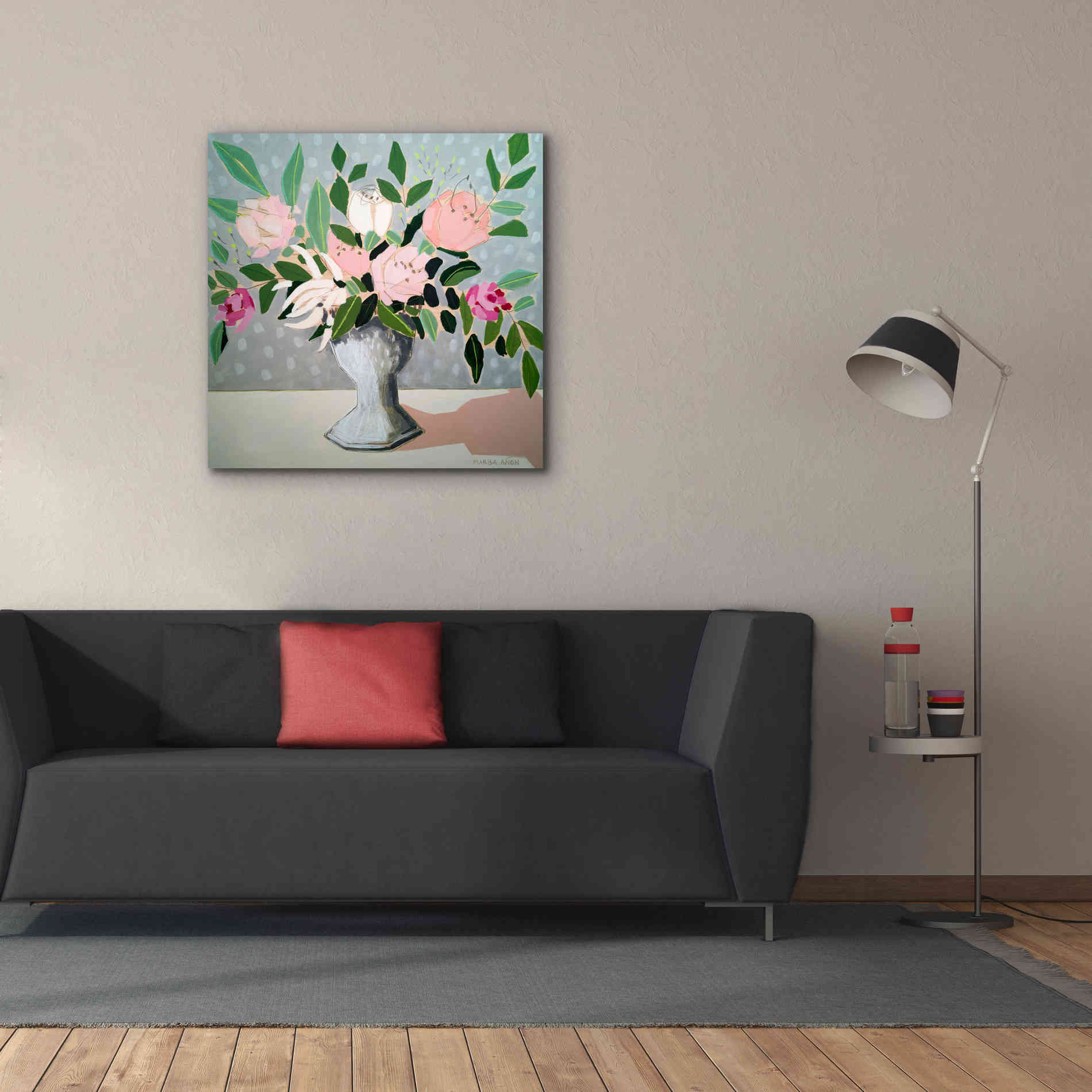 'Spring Florals 1' by Marisa Anon, Canvas Wall Art,37 x 37