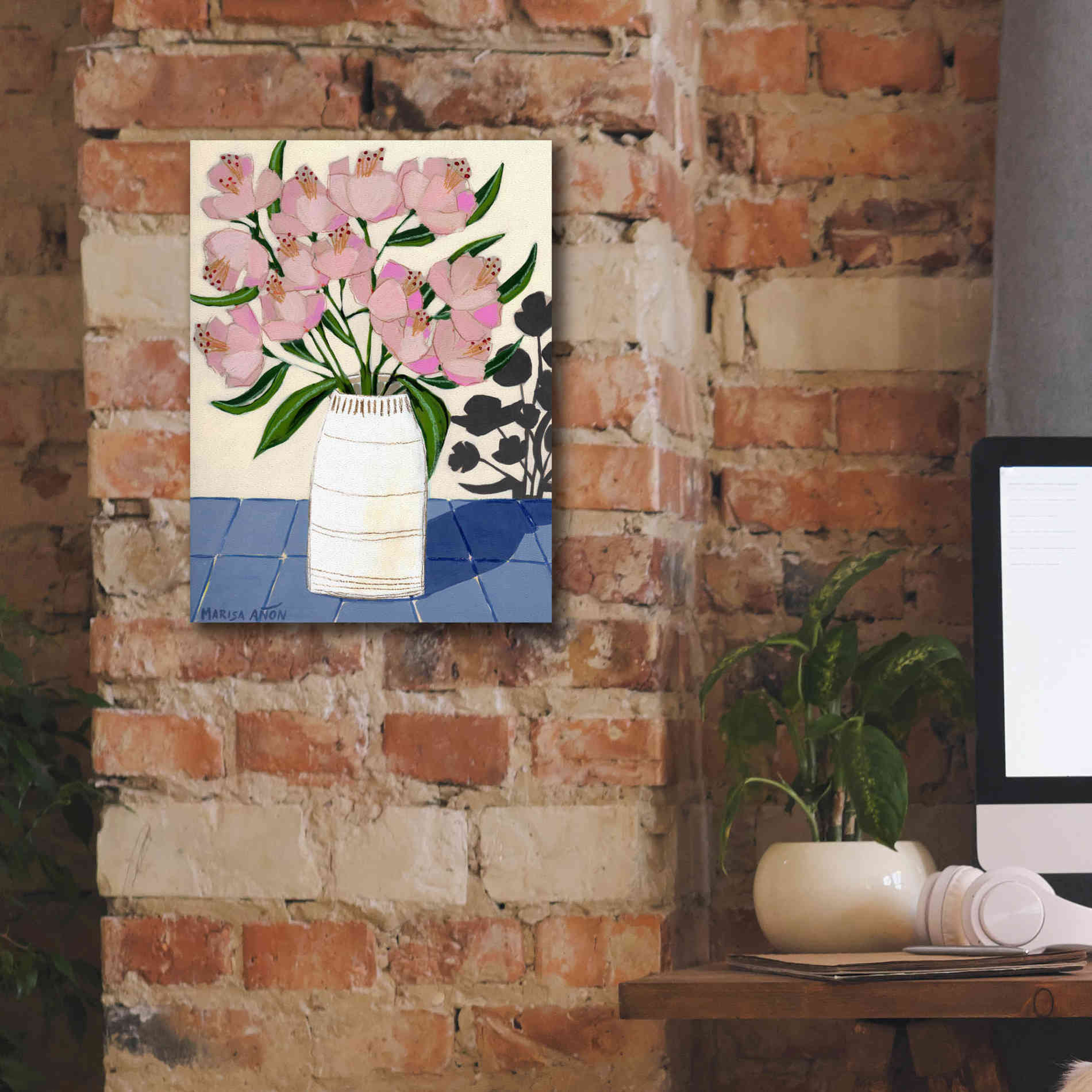 'Spring Florals 5' by Marisa Anon, Canvas Wall Art,12 x 16