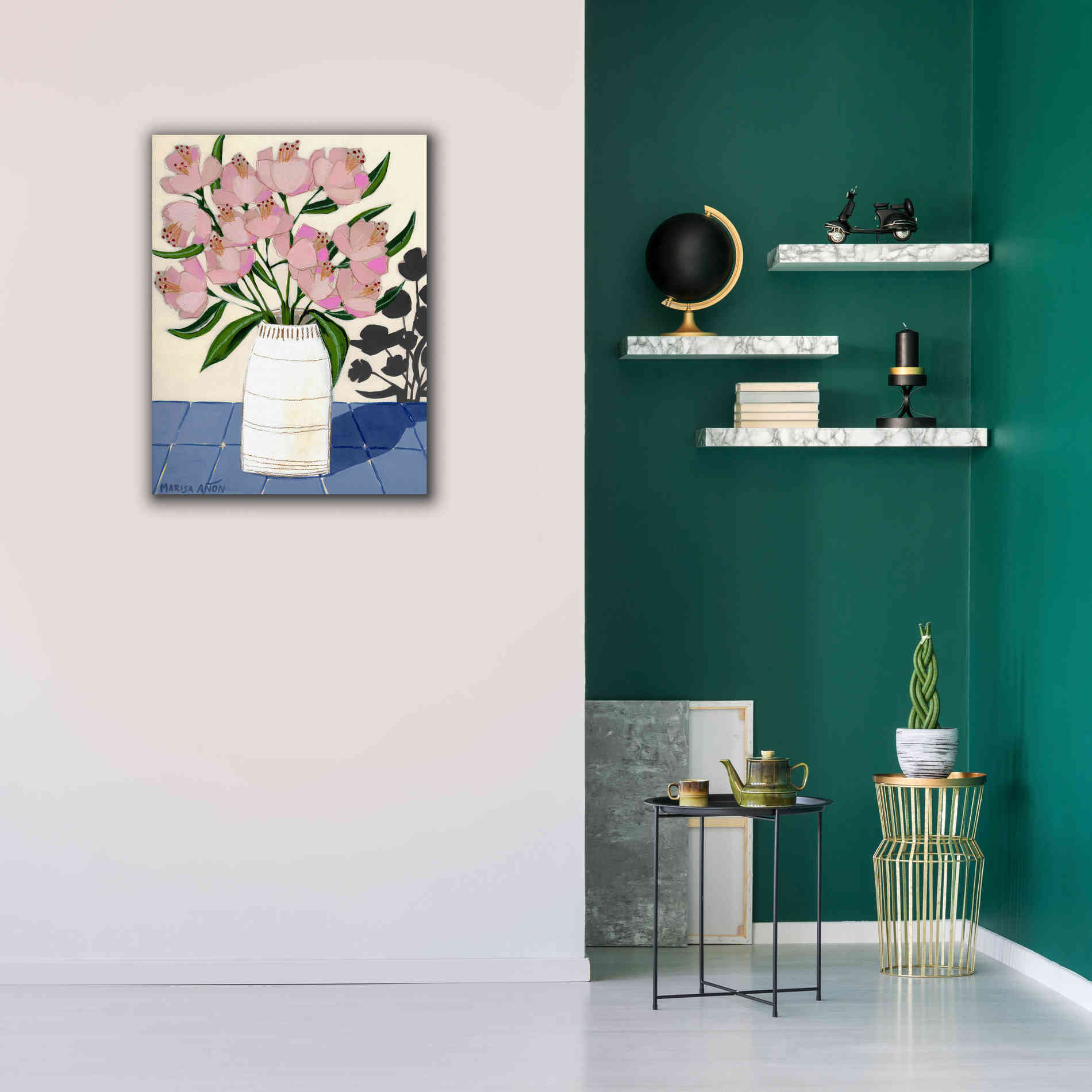 'Spring Florals 5' by Marisa Anon, Canvas Wall Art,26 x 34