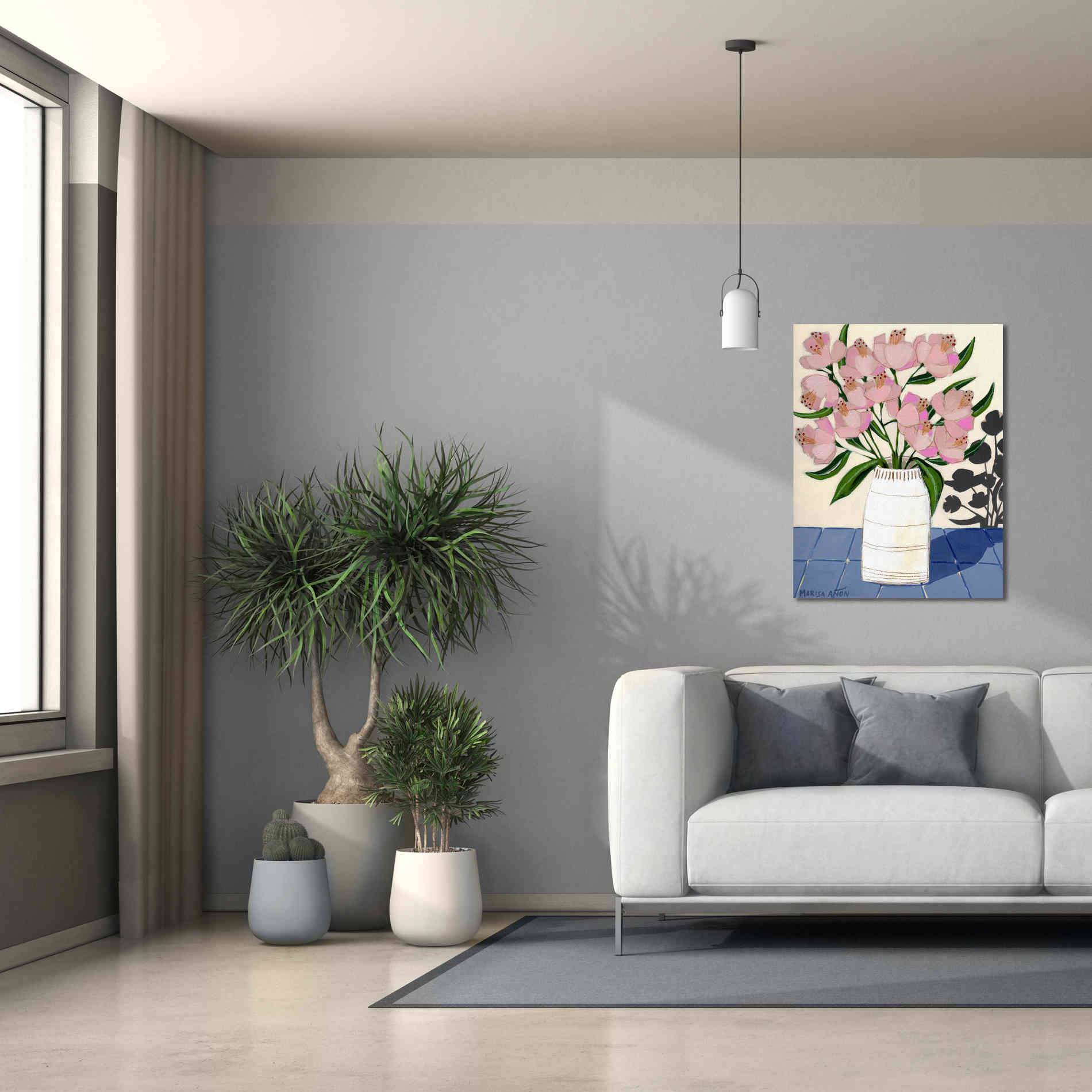 'Spring Florals 5' by Marisa Anon, Canvas Wall Art,26 x 34