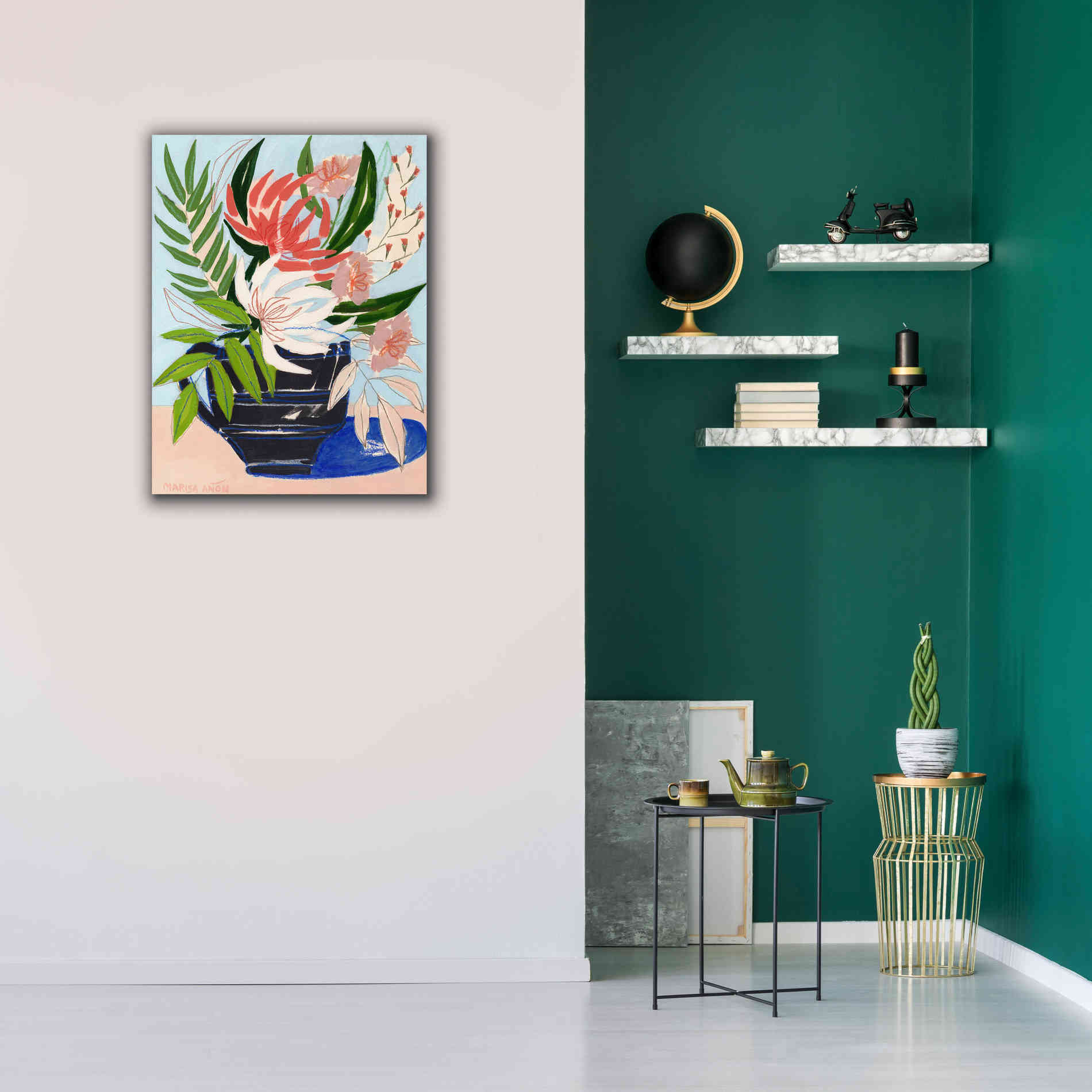 'Spring Florals 6' by Marisa Anon, Canvas Wall Art,26 x 34