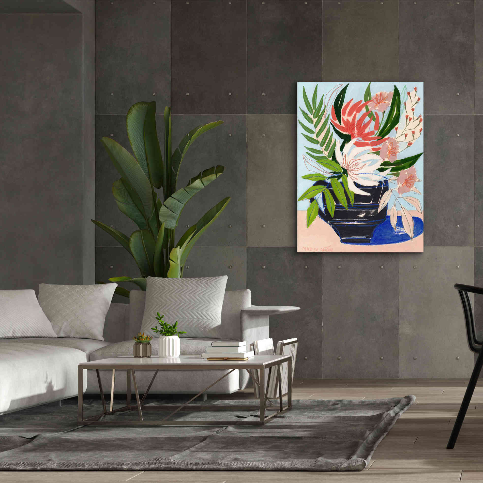 'Spring Florals 6' by Marisa Anon, Canvas Wall Art,40 x 54