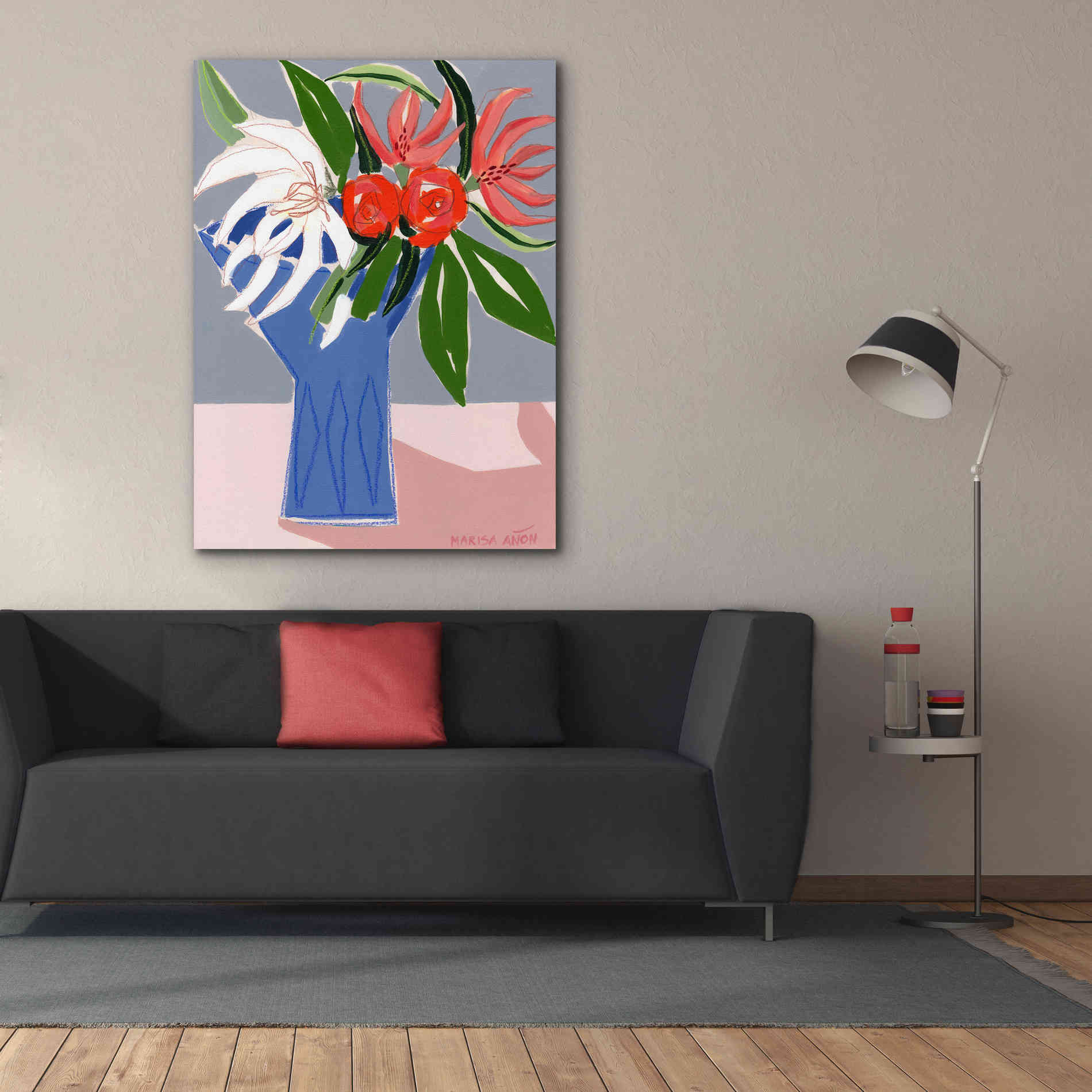 'Spring Florals 10' by Marisa Anon, Canvas Wall Art,40 x 54