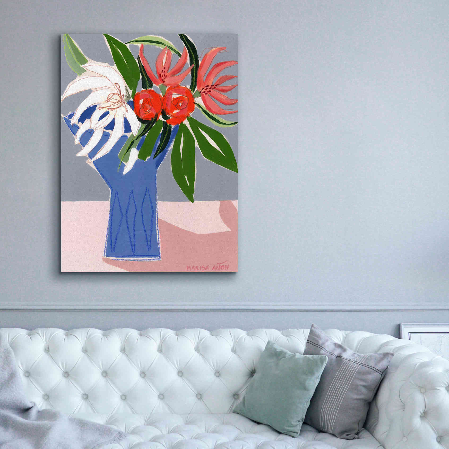 'Spring Florals 10' by Marisa Anon, Canvas Wall Art,40 x 54