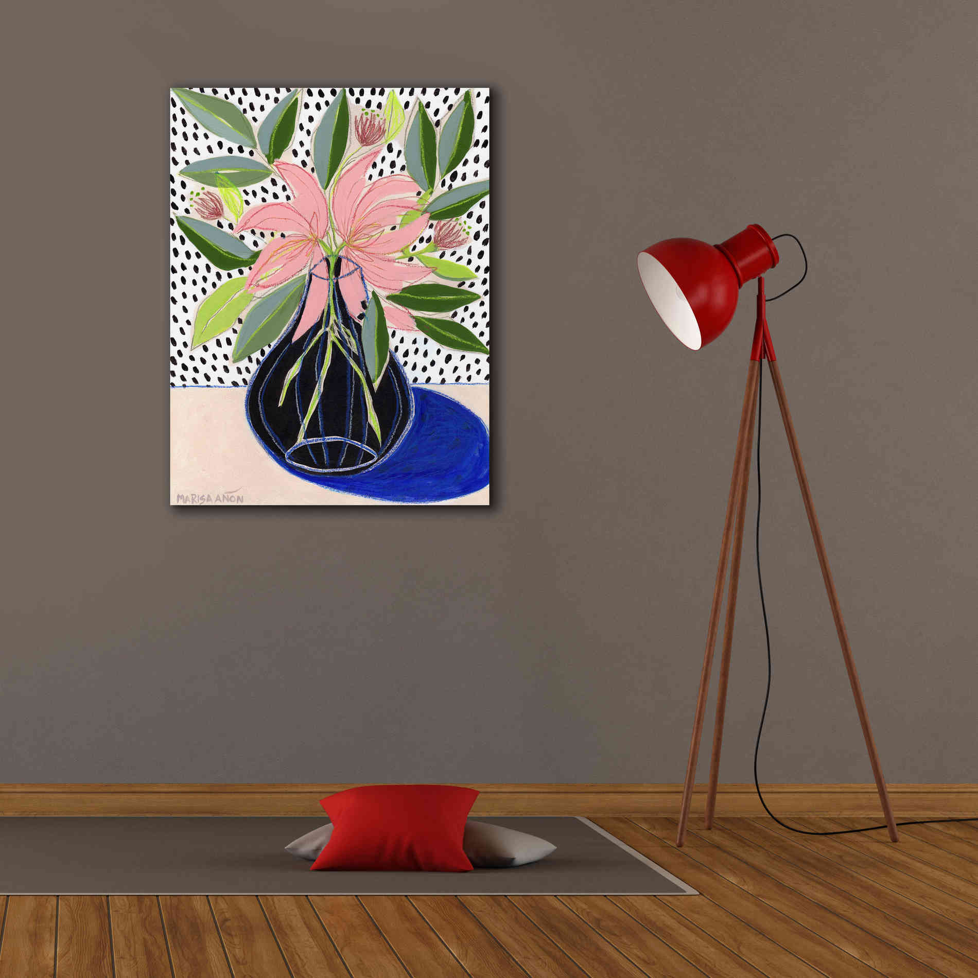 'Spring Florals 7' by Marisa Anon, Canvas Wall Art,26 x 34