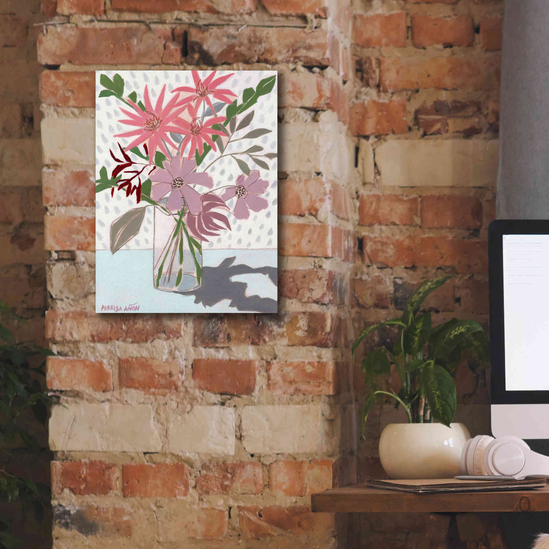 'Summer Flowers' by Marisa Anon, Canvas Wall Art,12 x 16