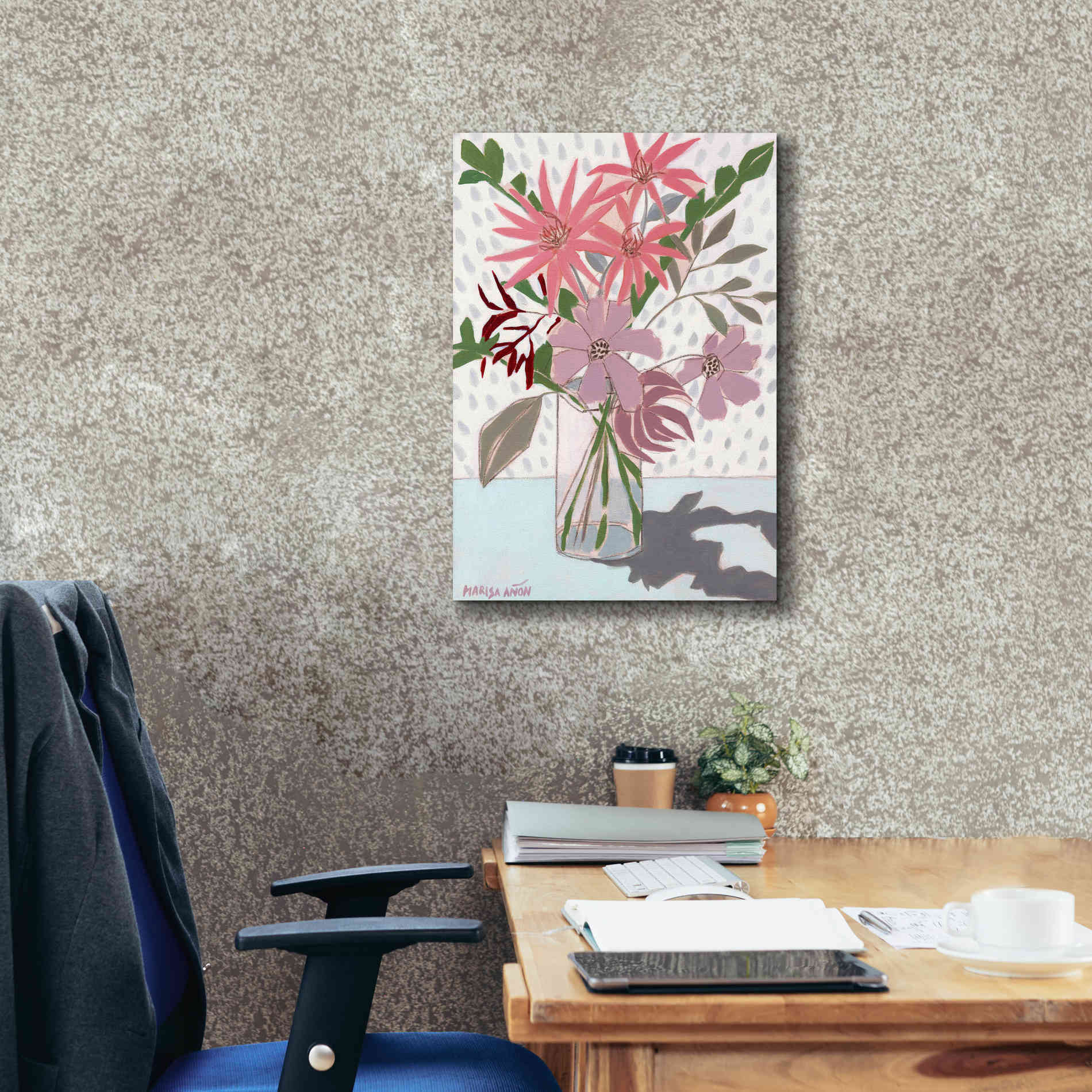 'Summer Flowers' by Marisa Anon, Canvas Wall Art,18 x 26