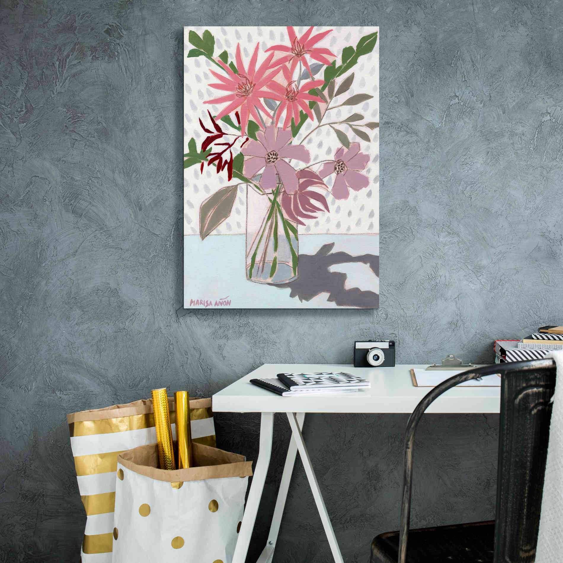 'Summer Flowers' by Marisa Anon, Canvas Wall Art,18 x 26