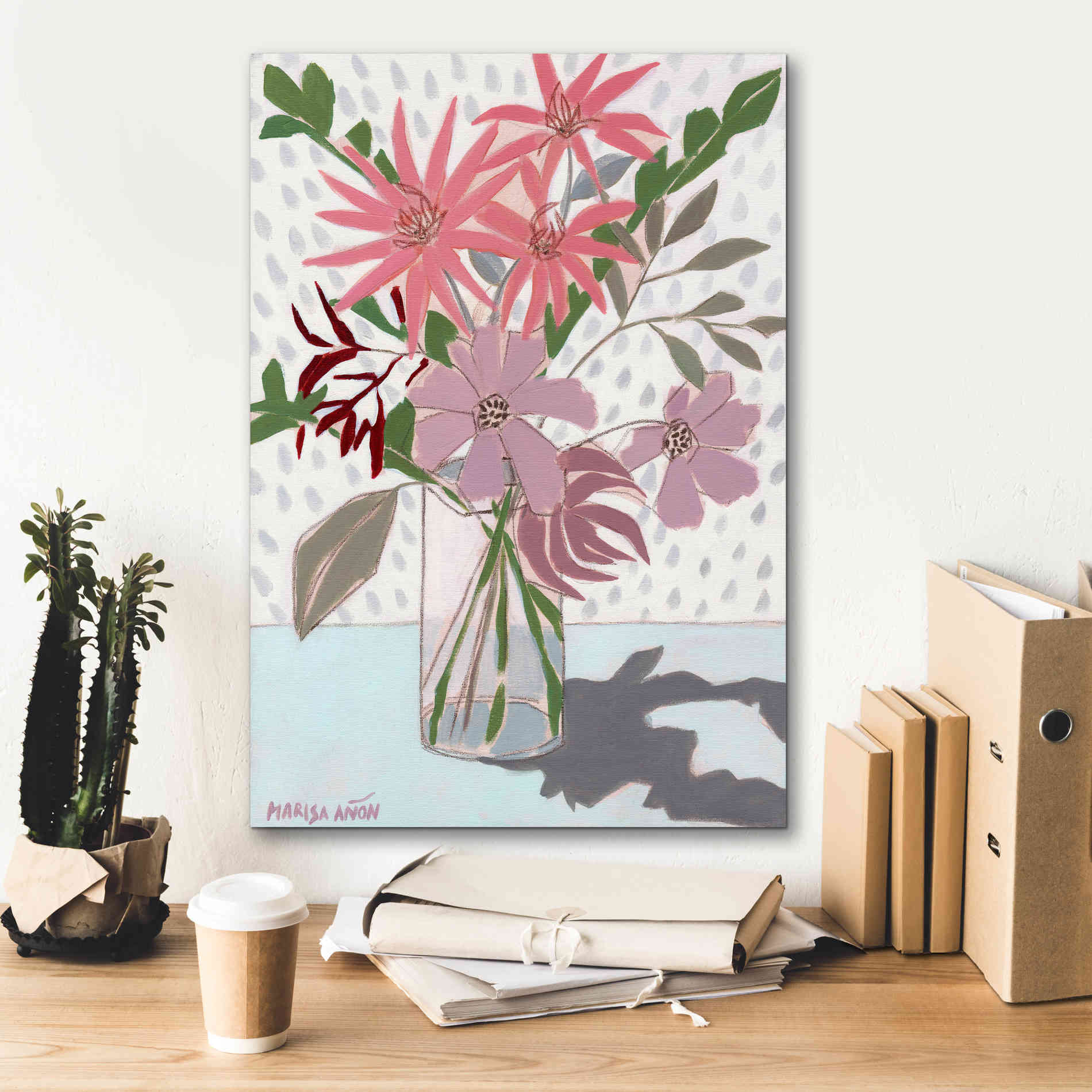 'Summer Flowers' by Marisa Anon, Canvas Wall Art,18 x 26