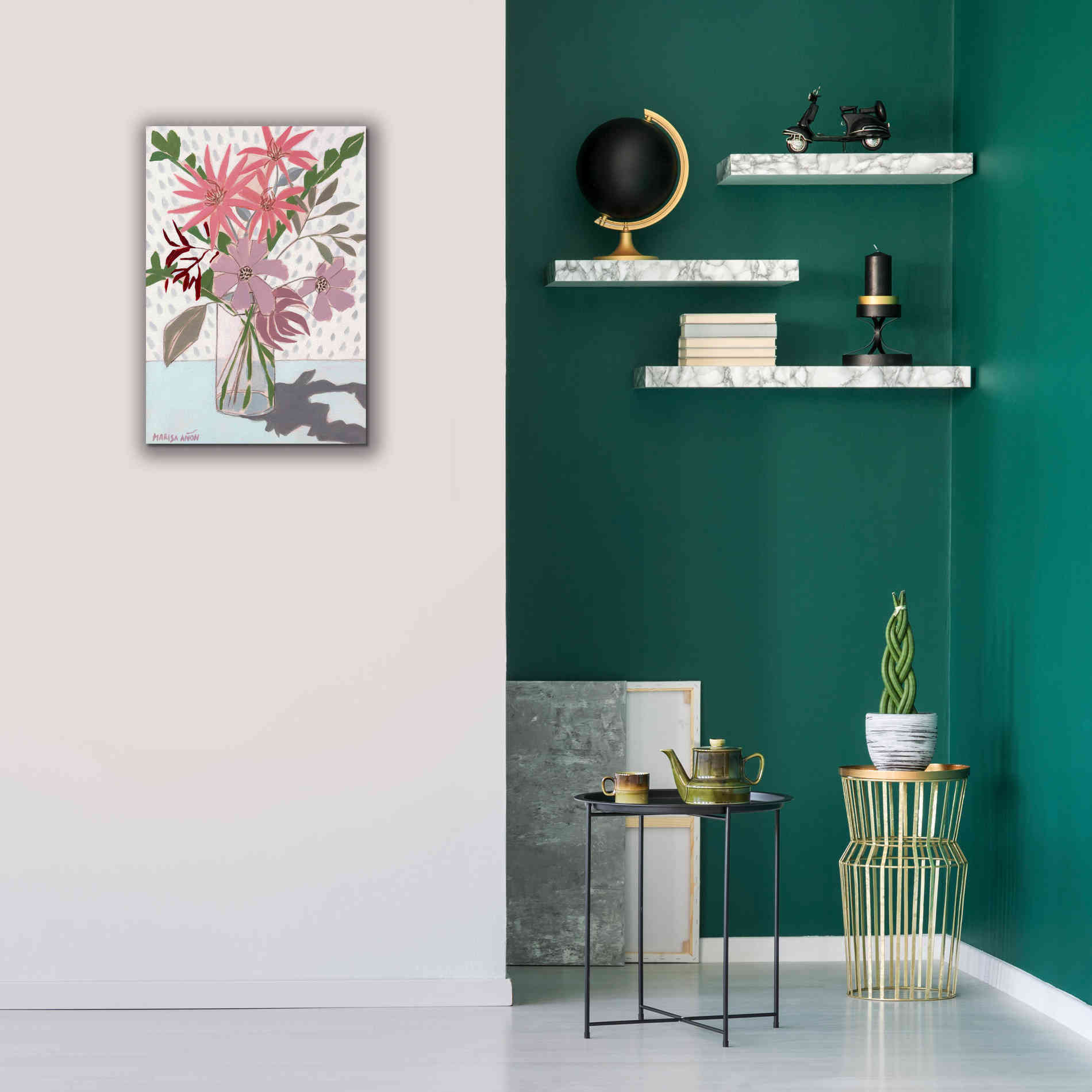 'Summer Flowers' by Marisa Anon, Canvas Wall Art,18 x 26