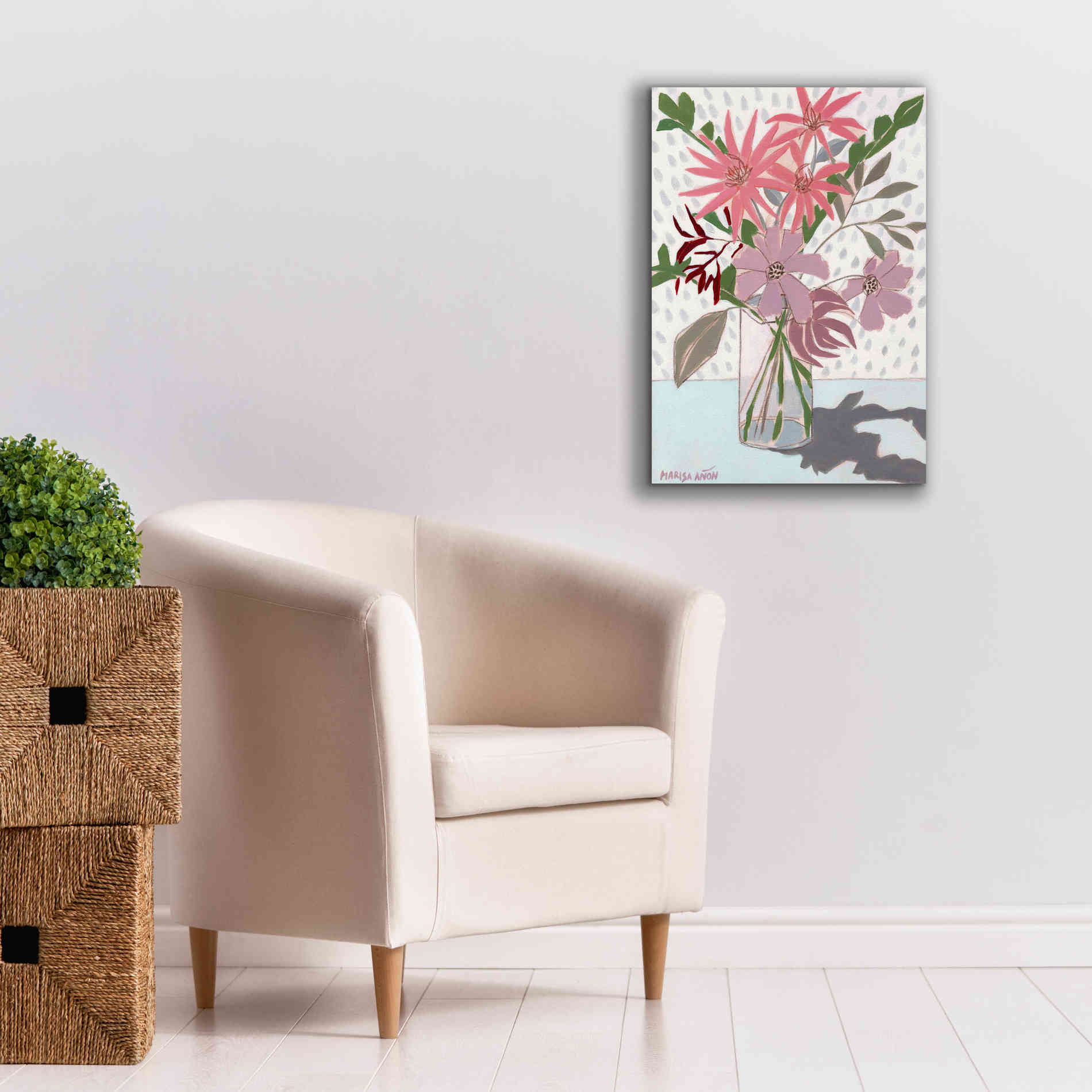 'Summer Flowers' by Marisa Anon, Canvas Wall Art,18 x 26